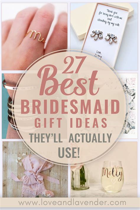 wedding present from bridesmaid